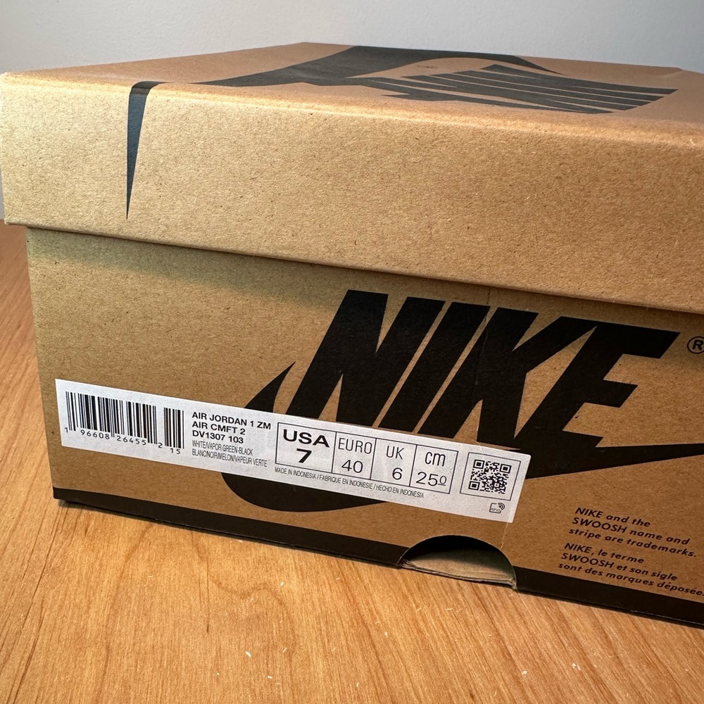 Nike Jordan 1 High Zoom Air CMFT White Daybreak Tropical Twist - Picture 11 of 12